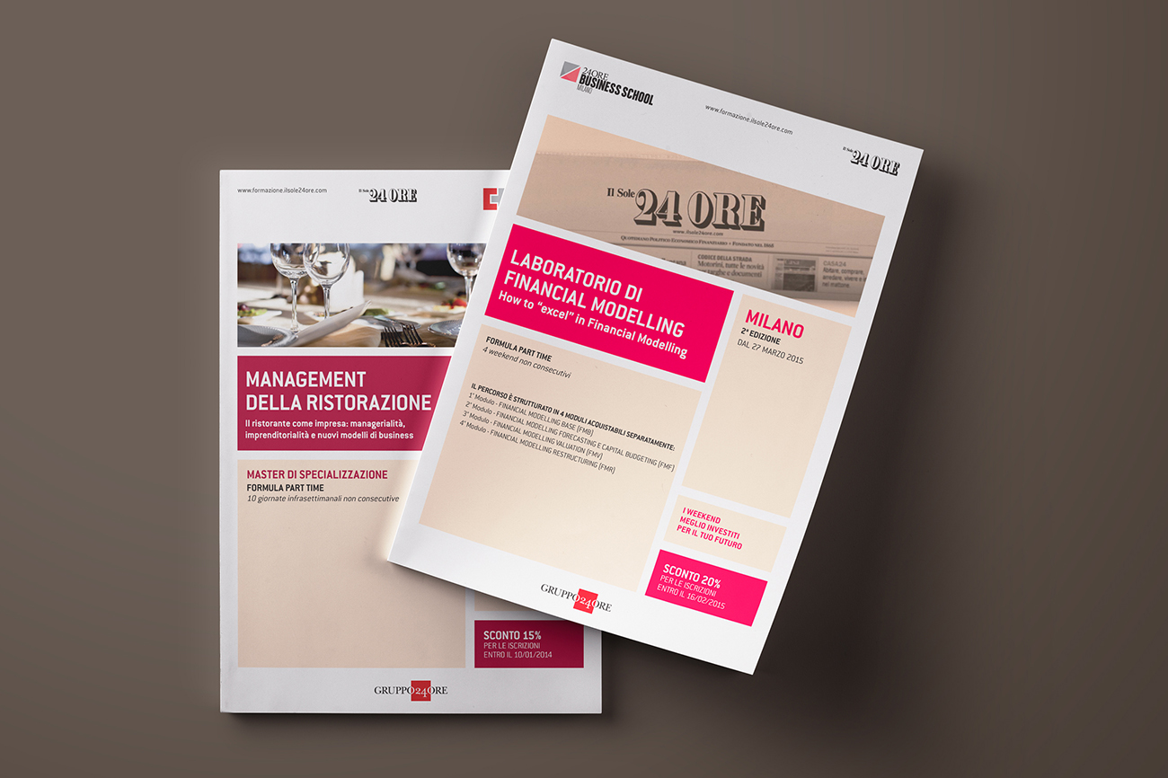 Business school brochure Il sole 24 ore