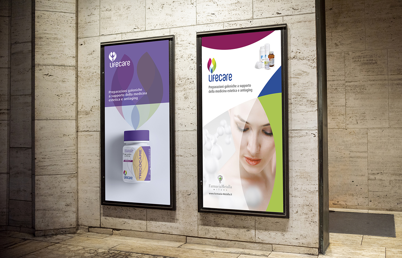 Manifesti Brochure Farmacia Metalla Lifecare
