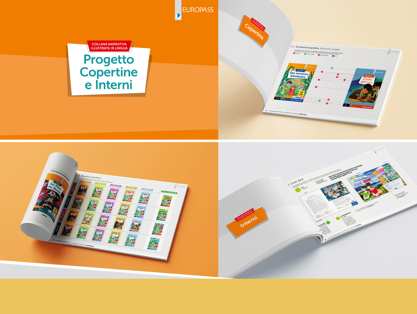 Progetto copertine e interni Europass