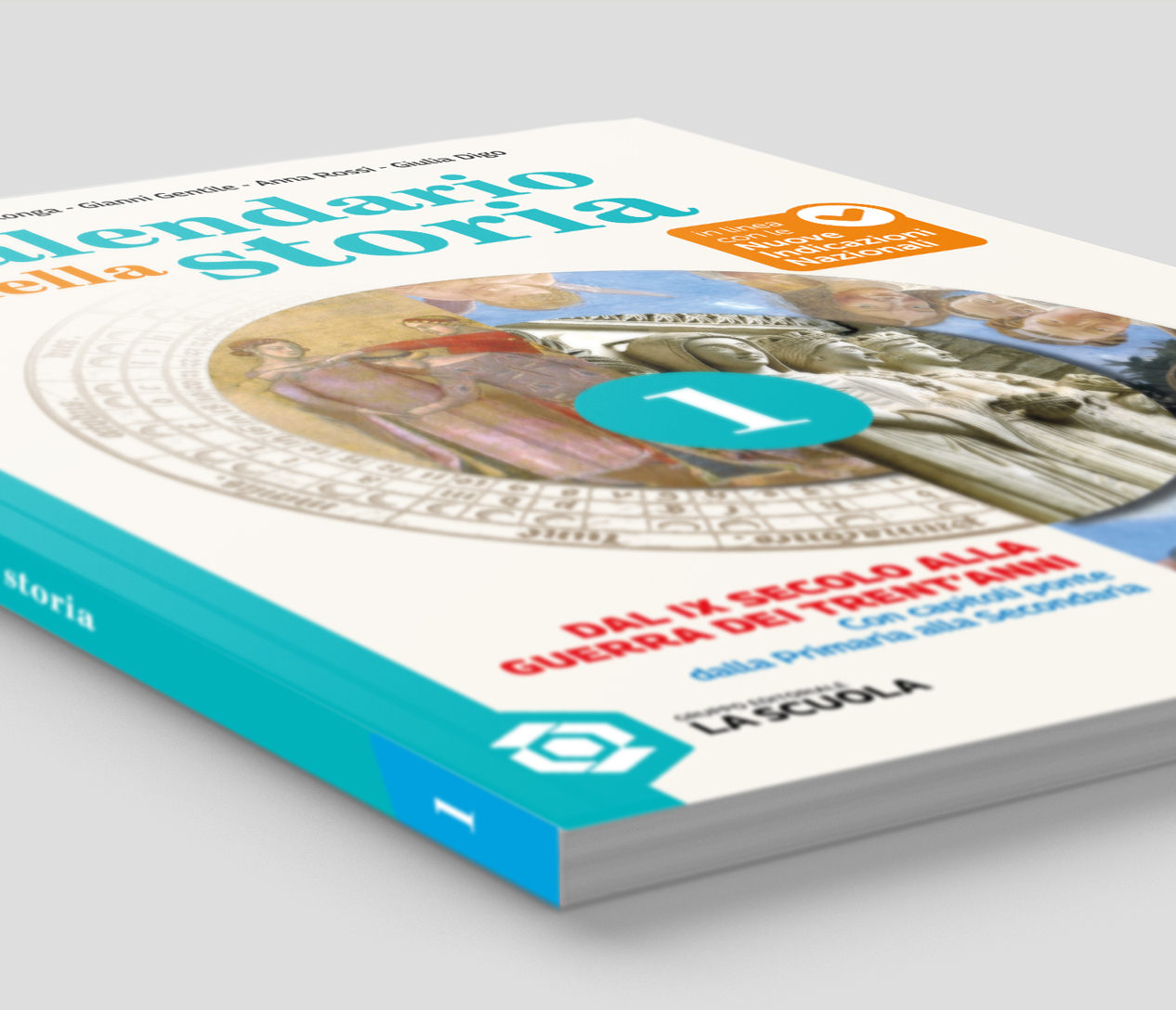 Book covers and internal pages - La Scuola